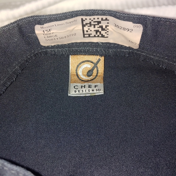 Chef Designs black chefs jacket - Picture 5 of 6